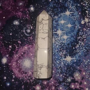 Howlite Crystal Tower